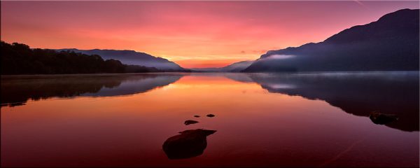 Ullswater Golden Sunrise - Canvas Print