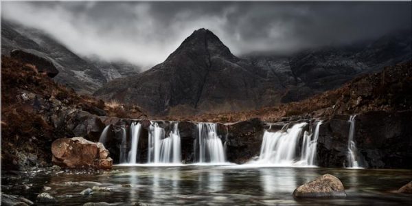 Fairy Pools Waterfall - Canvas Print