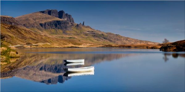 Peaceful Morning at Loch Fada - Isle Skye Canvas