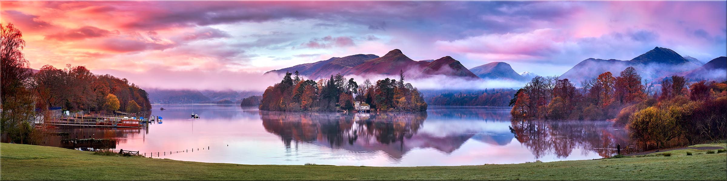 Derwent Water Sunrise Mists - Canvas