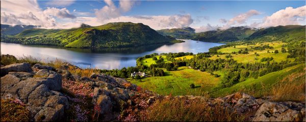 Ullswater Summer Panorama - Canvas