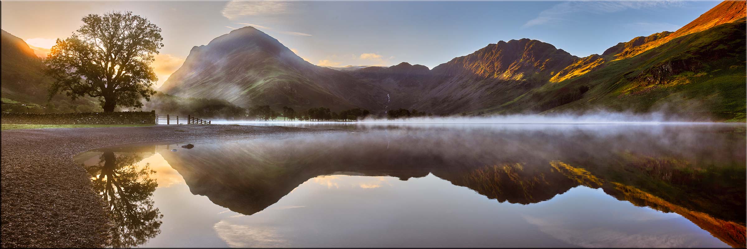 Buttermere Misty Sunrise - Canvas