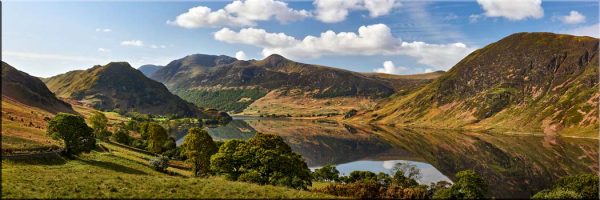 Spring Colours of Crummock Water - Canvas Print