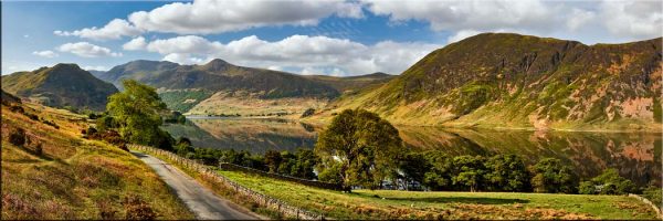 Serene Spring Morning at Crummock Water - Canvas Print