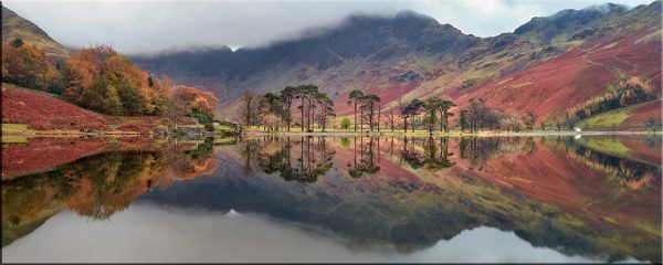 Buttermere Autumn Reflections - Canvas