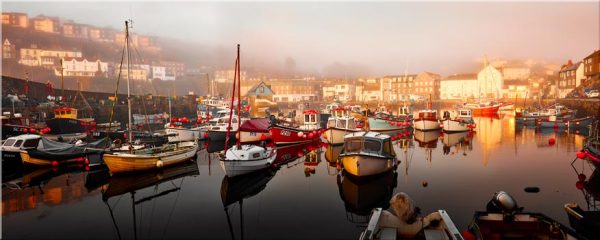 Mevagissy Golden Morning - Canvas