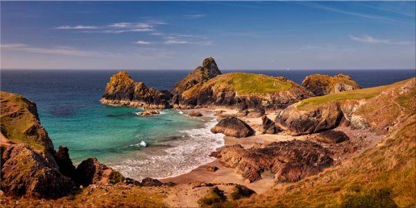 Kynance Cove Tropical Waters - Canvas