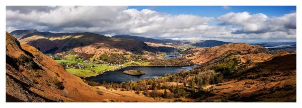 Grasmere Rydal Water Valley - Glossy Print