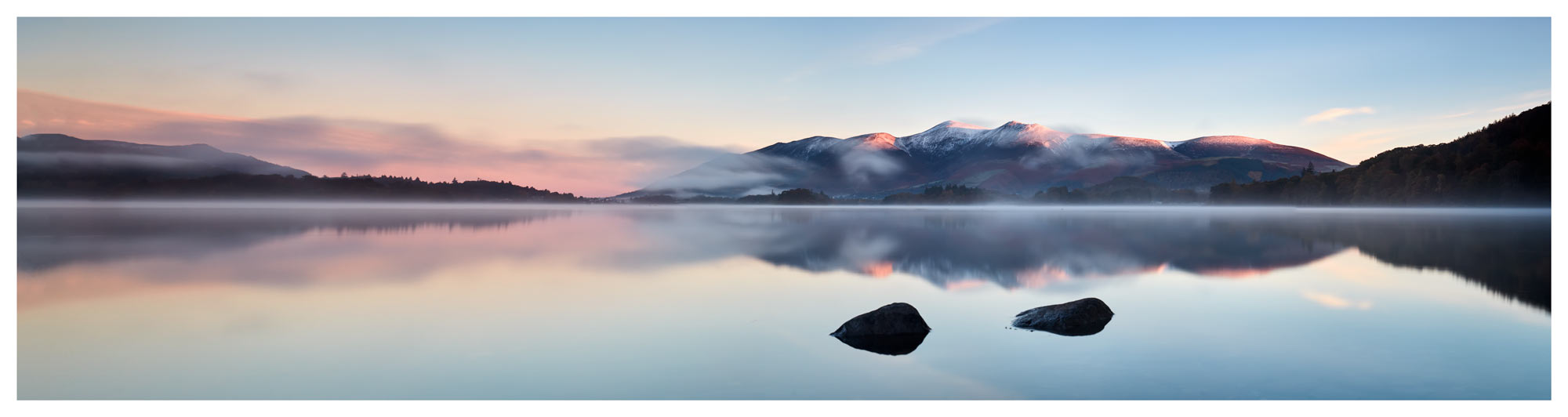 A New Day Dawns at Derwent Water - Print