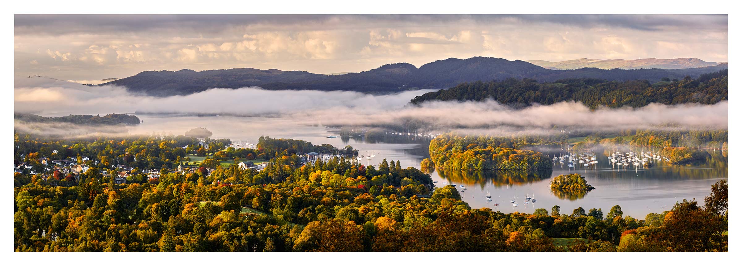 Windermere Morning Mists - Print