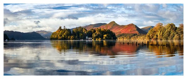 Derwent Isle and Cat Bells Glossy Print