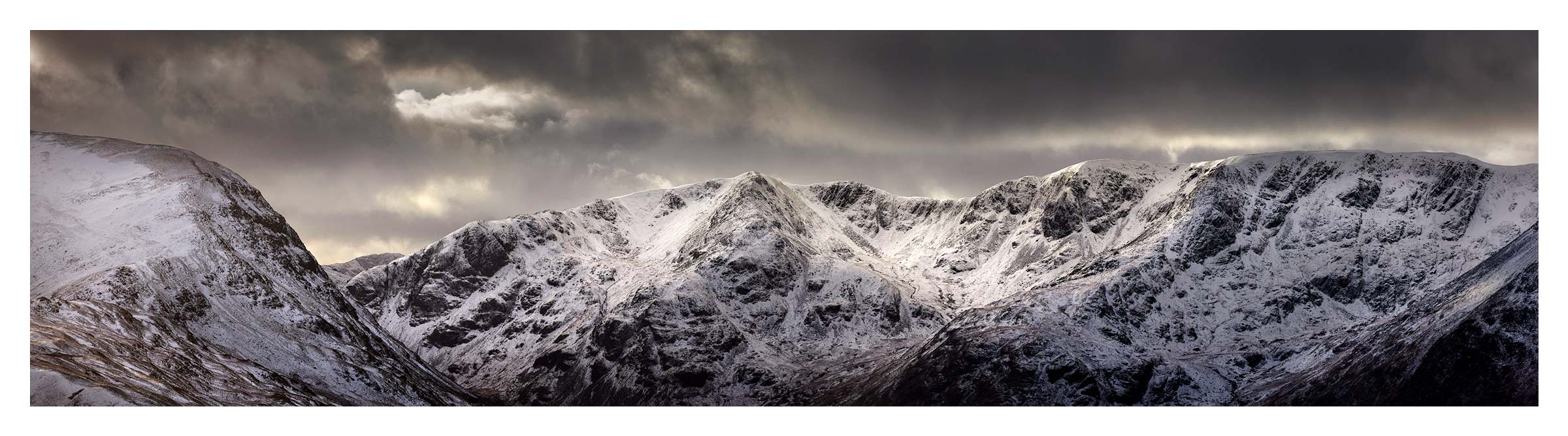 Dollywagon Pike Winter Panorama - Print