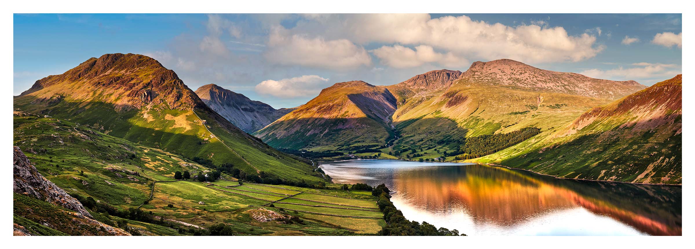 Wastwater in the Evening Sun - Print