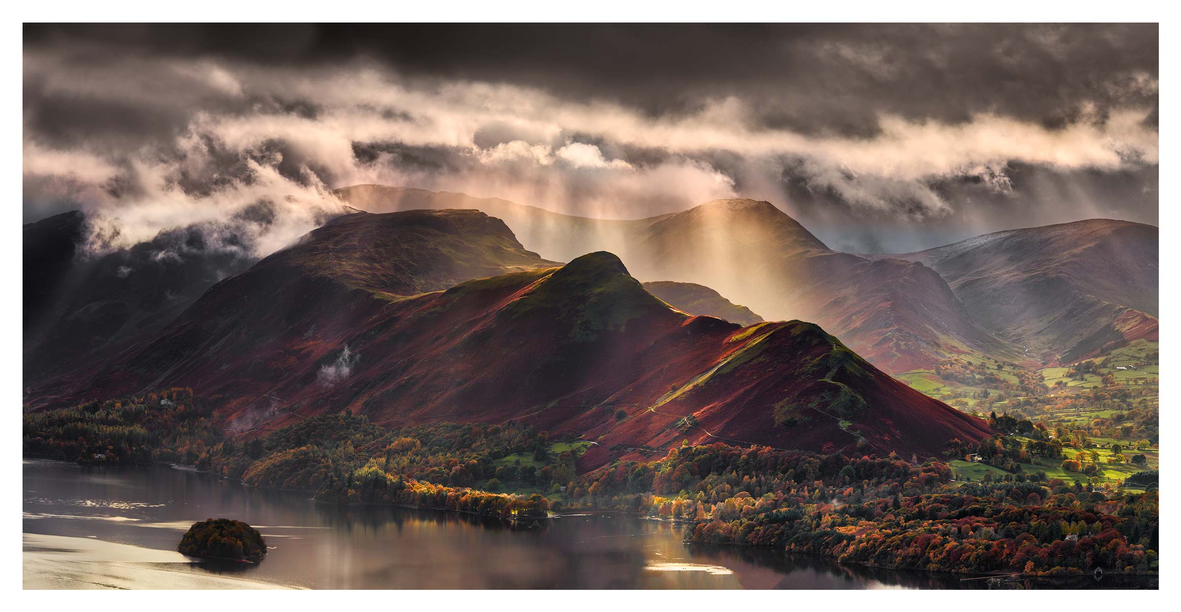 Sunshine and Showers on Cat Bells - Print