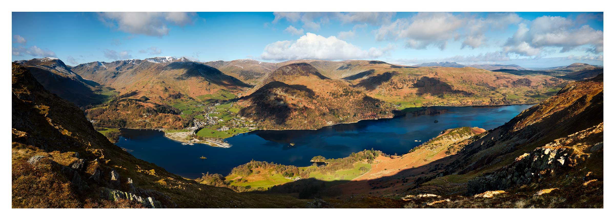 Ullswater and Glenridding Panorama - Print
