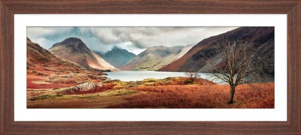 Autumn Ends at Wastwater framed print with Mount