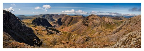 Mountains of Wasdale from Broad Crag - Glossy Print