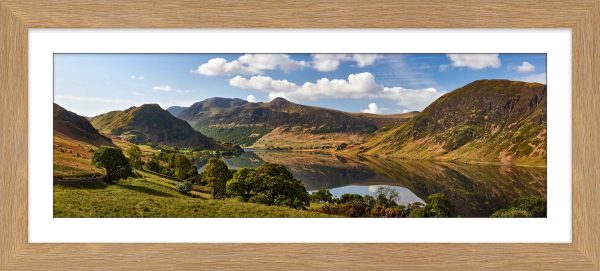 Spring Colours of Crummock Water framed print with mount