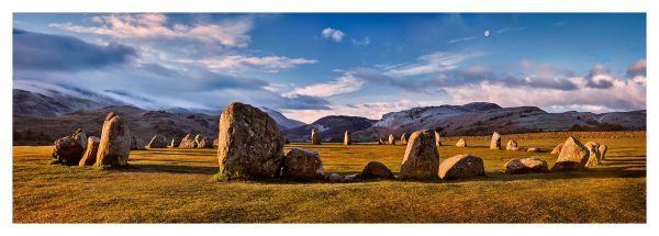 Morning Sunshine on Castlerigg Glossy Print