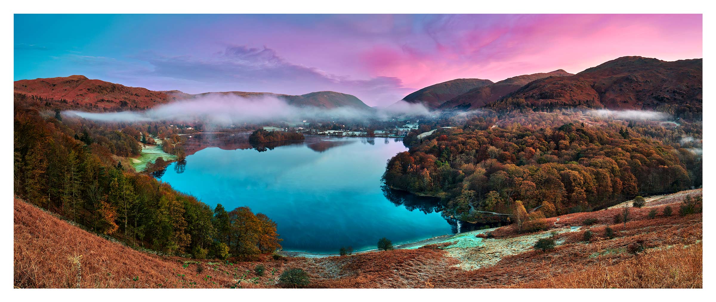 Dawn Colours of Grasmere - Print