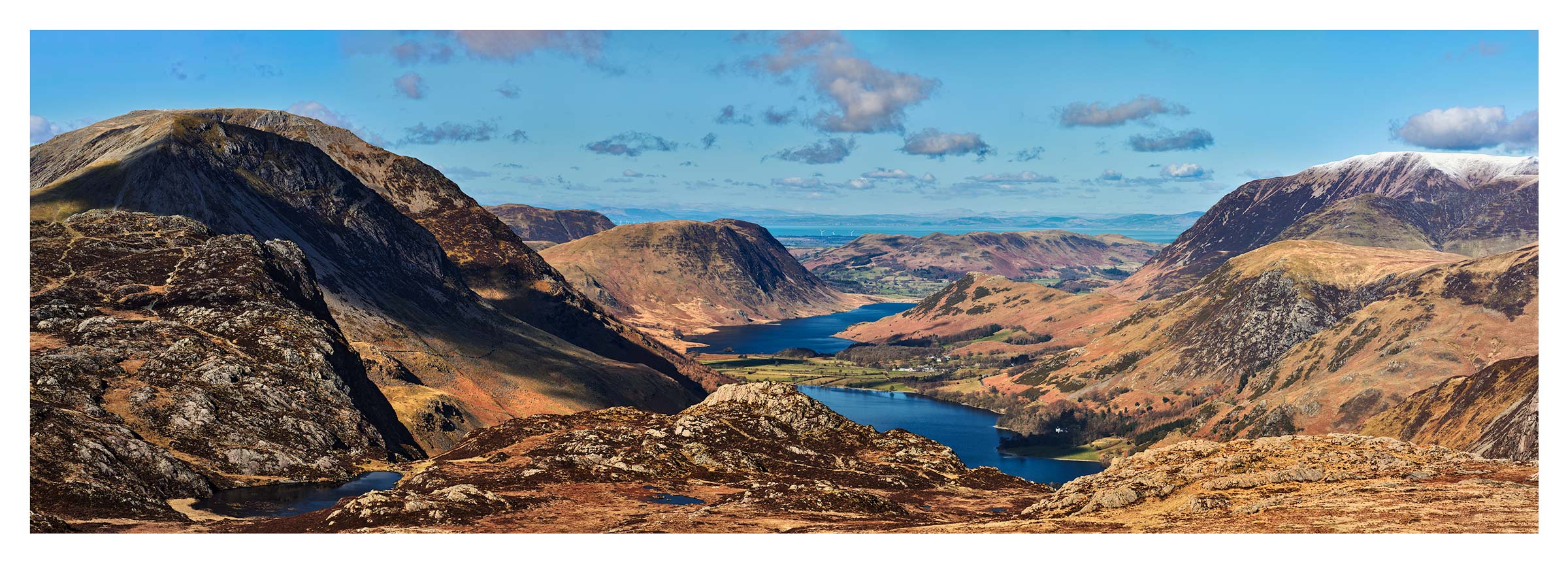 The Big Buttermere Valley Panorama - Print