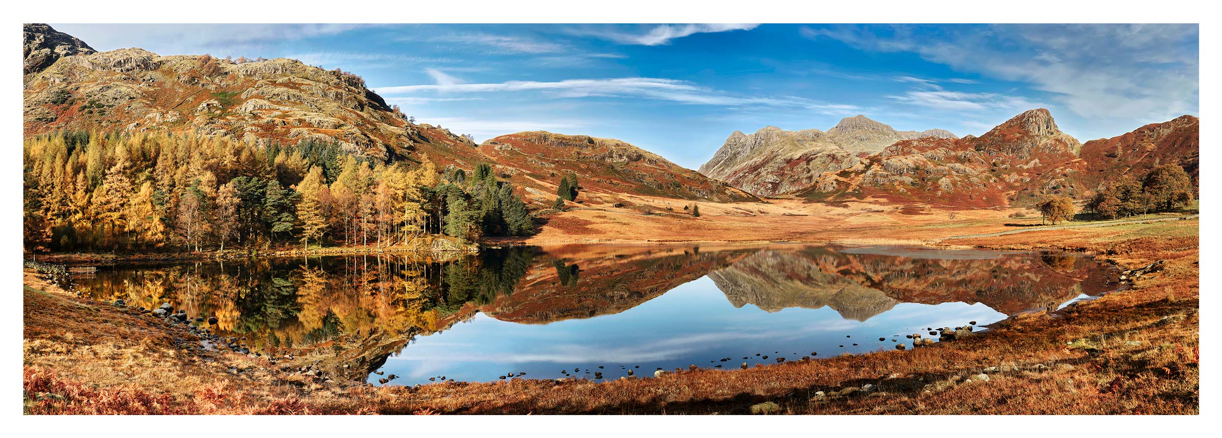 Blea Tarn Autumn Panorama - Print