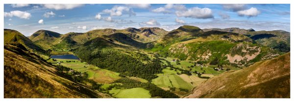 Deepdale and Dovedale Panorama - Glossy Print