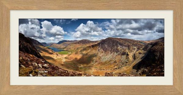 Fleetwith Pike and Buttermere Valley framed print with Mount