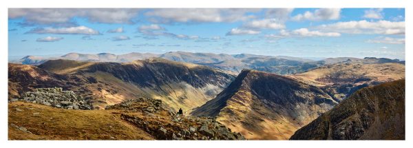 Sitting on the Roof of England Glossy Print