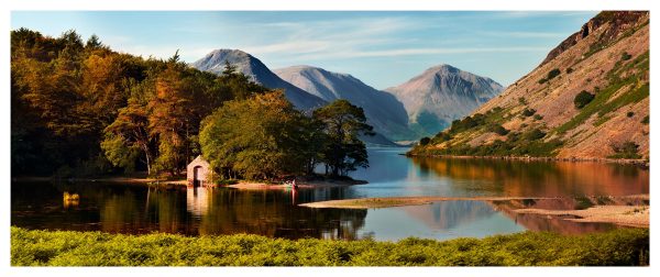 Wastwater Boathouse Glossy Print