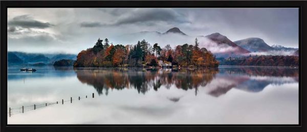 Derwent Isle Rising Mists - Framed