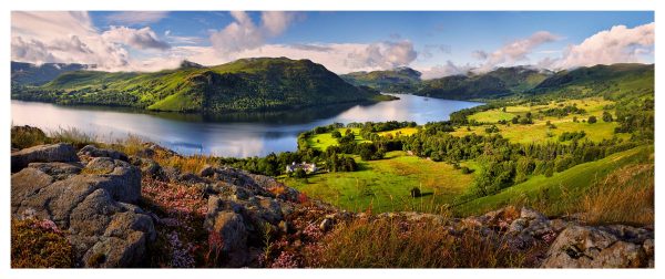 Ullswater Summer Panorama - Print
