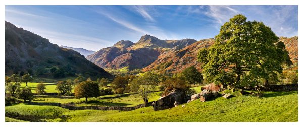 Summer in Great Langdale Glossy Print