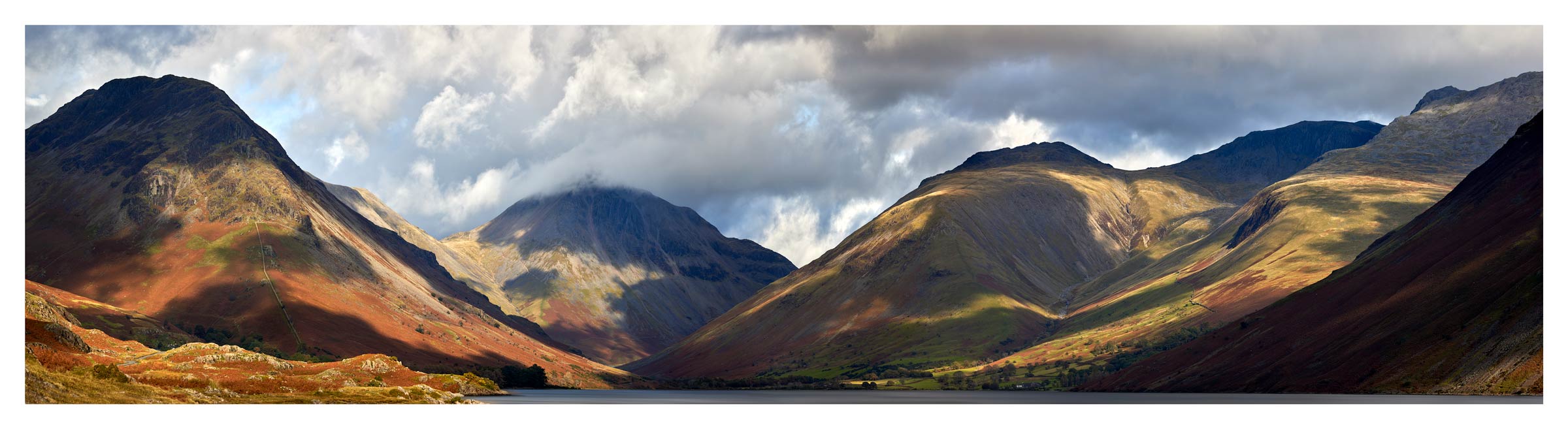 Sunlight on Wasdale Mountains - Print