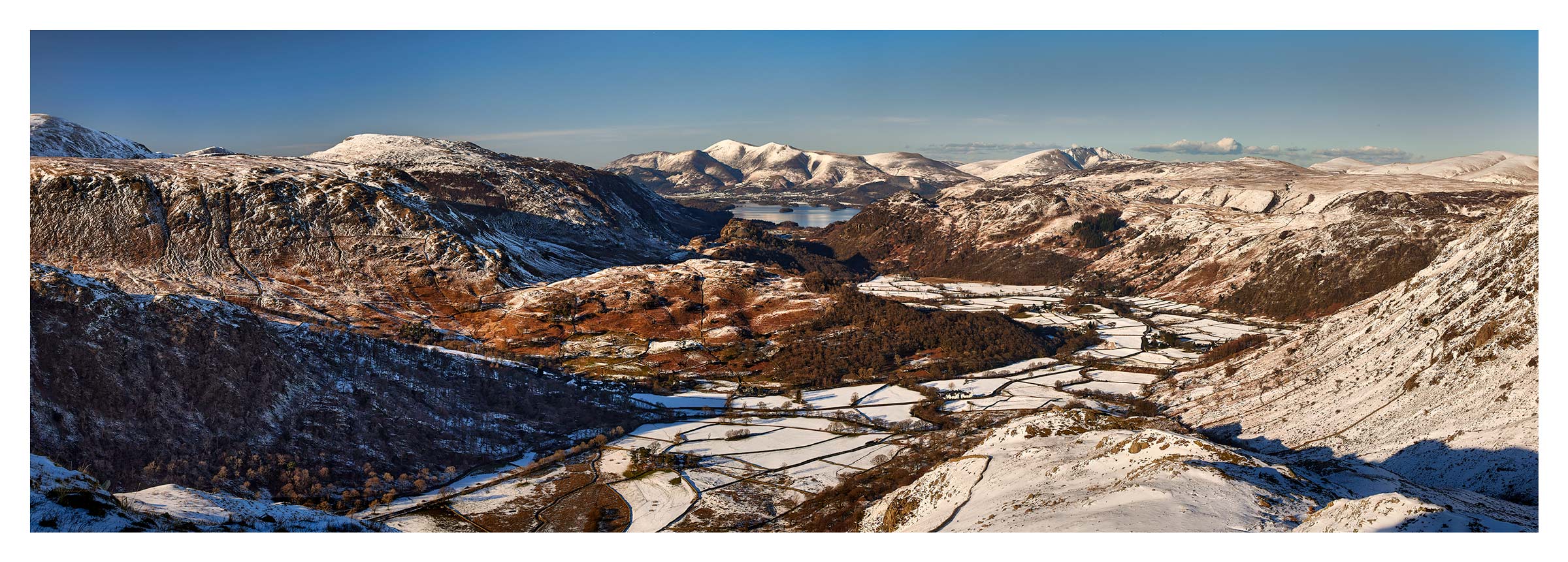 Borrowdale in Winter - Print