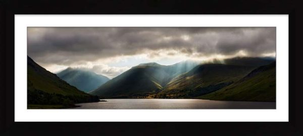 Let There Be Light framed print with Mount