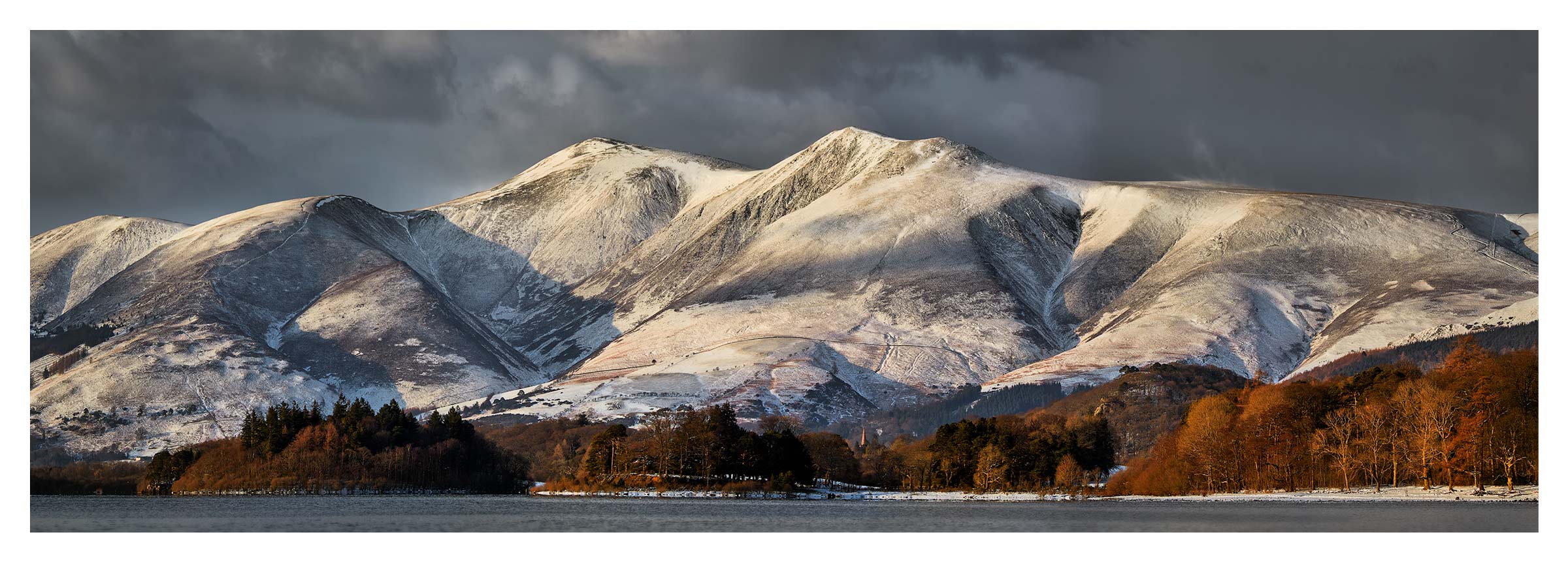 Skiddaw Winter Panorama - Print