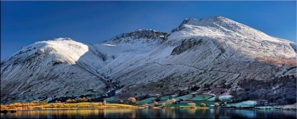 Winter Sunshine on Scafell Pike - Canvas