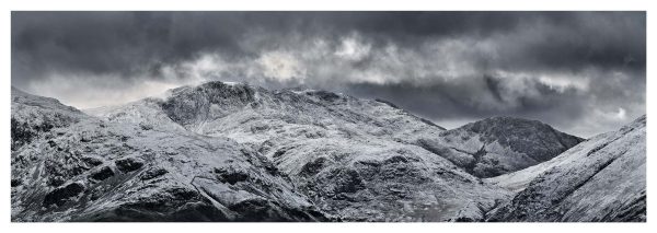 Great End in Winter Glossy Print