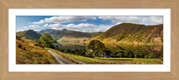 Serene Spring Morning at Crummock Water framed print with mount