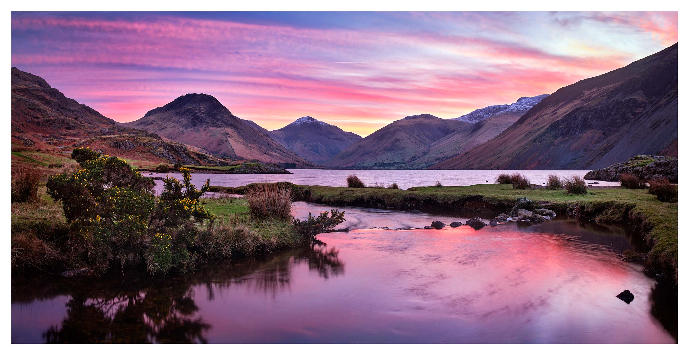 Dawn Colours Over Wastwater - Print