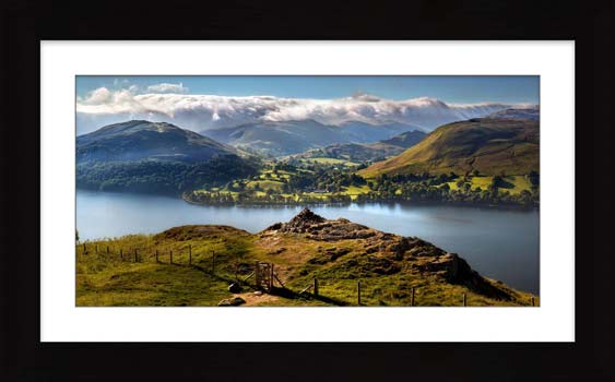 Gowbarrow to Martindale framed print with Mount