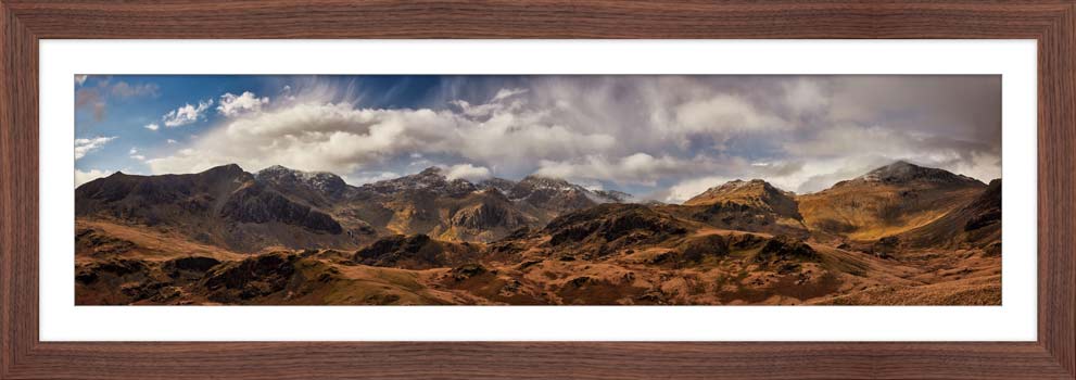 Scafell Mountains from Hardknott
