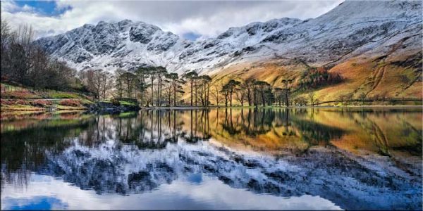 Buttermere Winter Reflections - Canvas