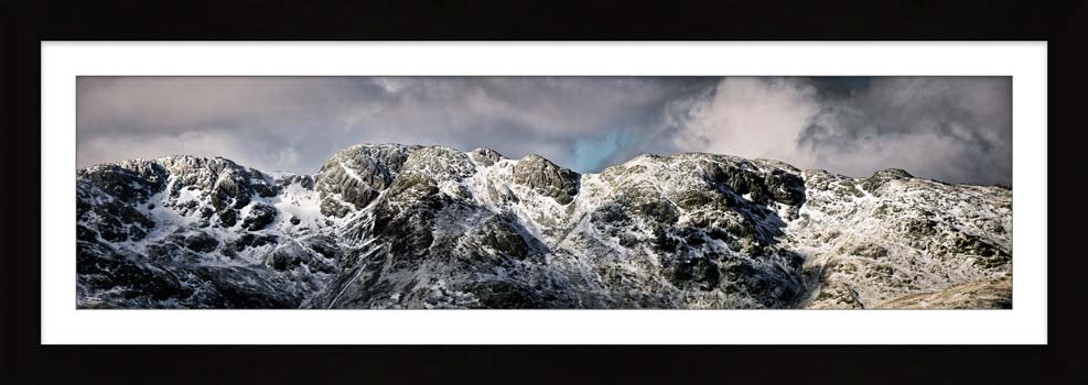 Crinkle Crags Winter Panorama