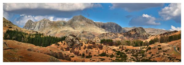 Langdale Pikes and Side Pike - Glossy Print