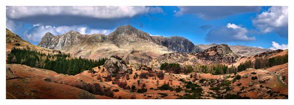Langdale Pikes and Side Pike - Glossy Print