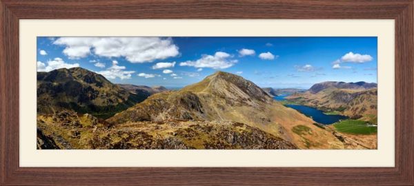 Pillar High Crag Buttermere framed print with Mount