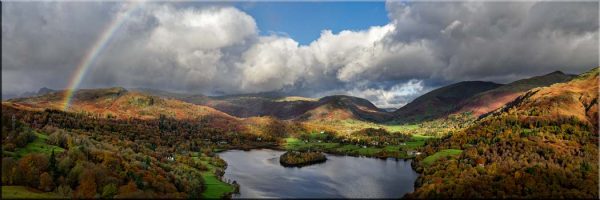 Grasmere Autumn Rainbow - Canvas