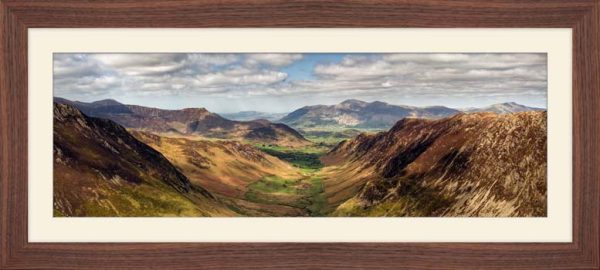 Dale Head to Skiddaw Panorama